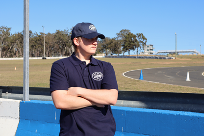 CLASSIC CAR CLUB UNISEX POLO - NAVY